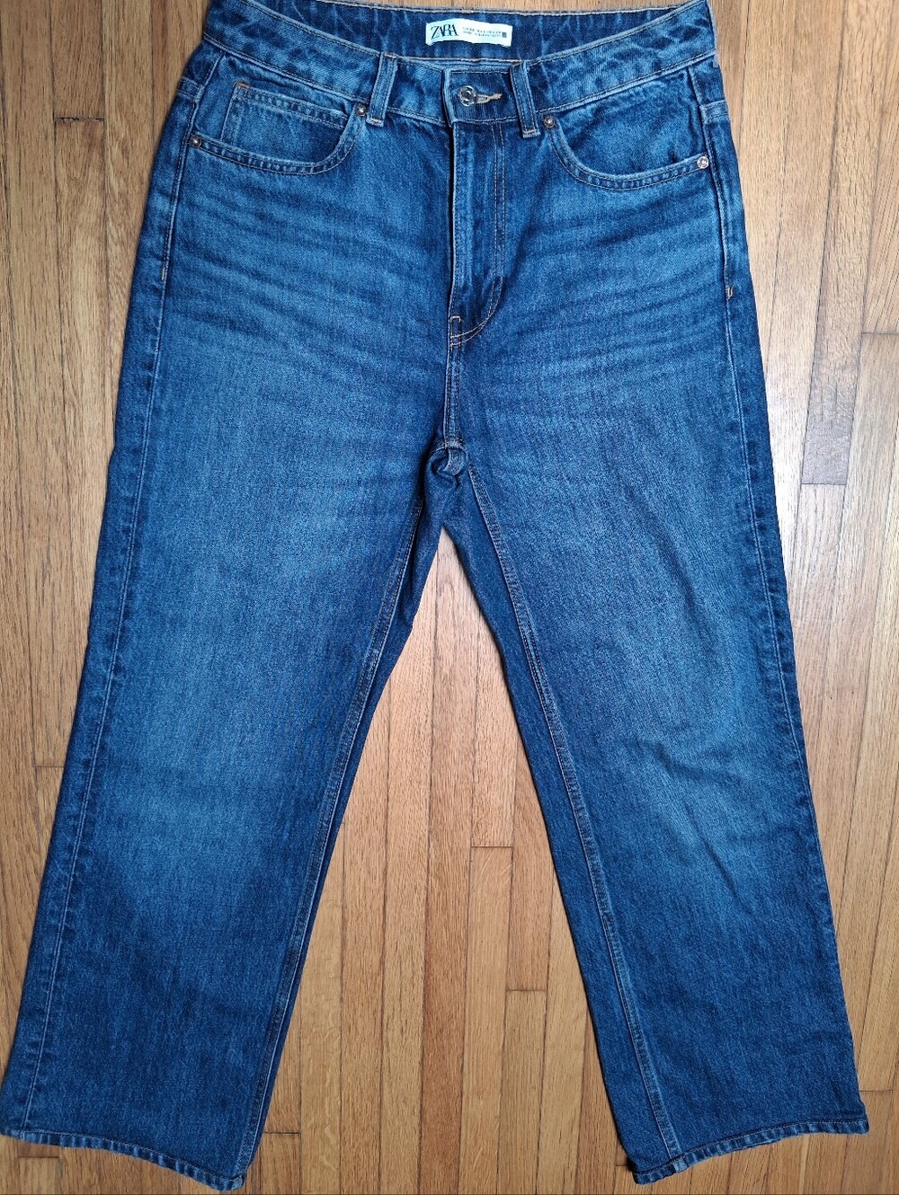 Zara Women's Classic Blue Denim Jeans
